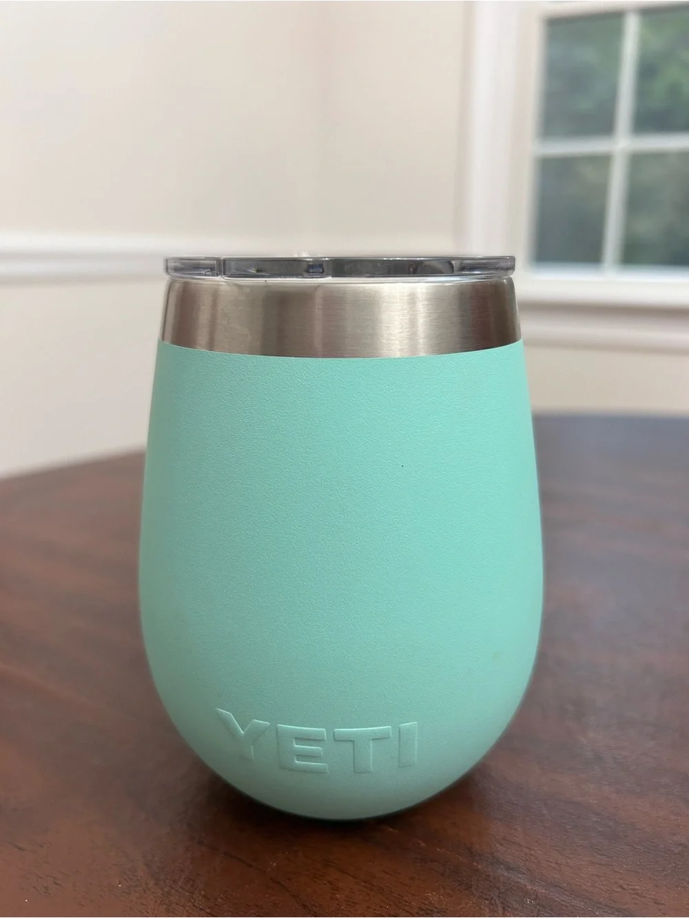 Yeti Rambler 10 oz Wine Tumbler, Sea Stone